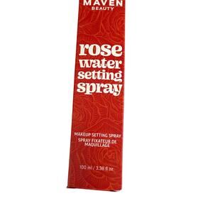 Maven Beauty Rose Water Setting Spray NEW 3.38 fl oz Make Up
